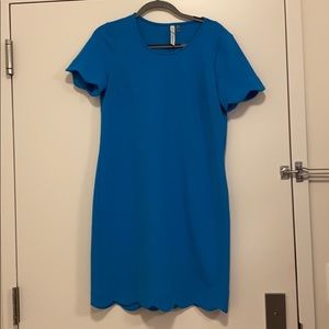 Bright blue lightweight dress